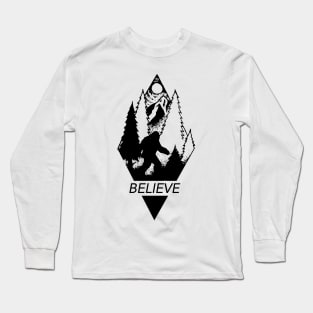 Bigfoot - believe Long Sleeve T-Shirt